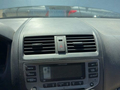 2003-2007 Honda Accord Trim Bezel Around Radio Surround Dash Panel Oem Gray