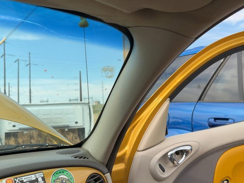 02 Pt Cruiser Passenger Right A Pillar Trim Windshield Post Panel Taupe/Beige Fl