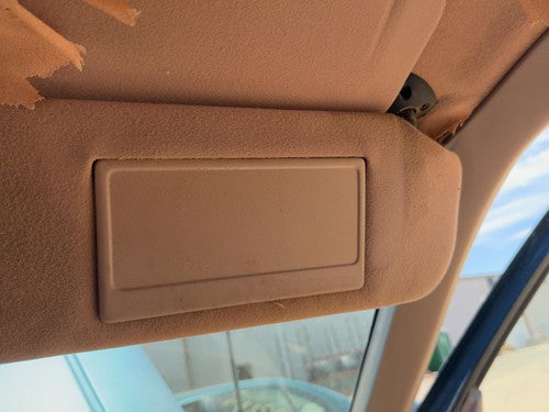 91-94 Ford Explorer 2 Dr Passenger Right Sun Visor OEM Tan with Mirror