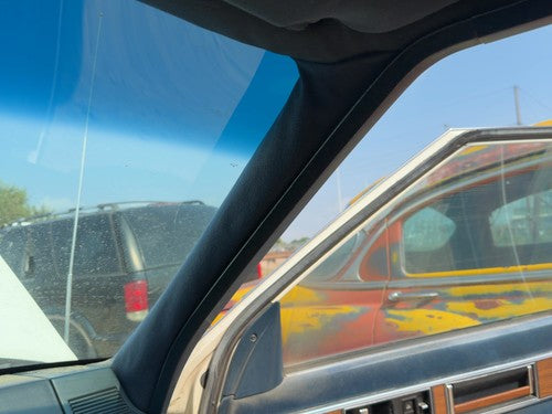 1986 Oldsmobile 98 Passenger Right A Pillar Trim Windshield Post Panel Oem Blue