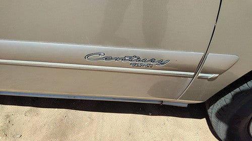 97-99 Century Passenger Right Front Moulding From Door Oem Trim Strip Gold 49U