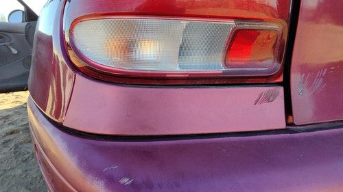 1995-1997 Ford Aspire Driver Left Rear Moulding On Quarter Panel Oem E5 Red