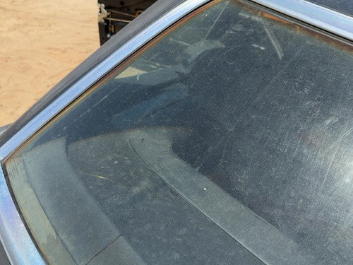 1980 Mercedes 450SL 107 Chrome Trim Around Back Glass OEM Black Roadster