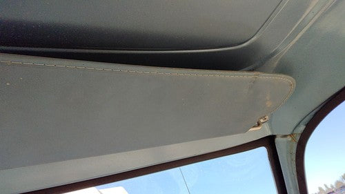 1981-1993 Dodge Ram W150 Passenger Right Sun Visor Oem Blue