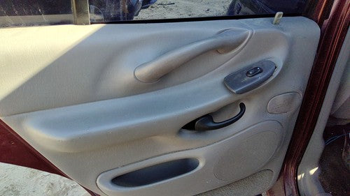 97-99 Expedition Driver Left Rear Inside Door Trim Panel With Switches Back Gray