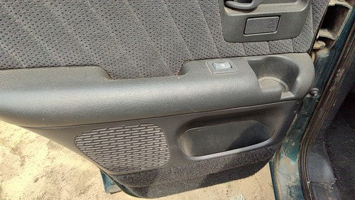 1995-1997 S10 Blazer Driver Left Rear Door Trim Panel With Switches Back Gray