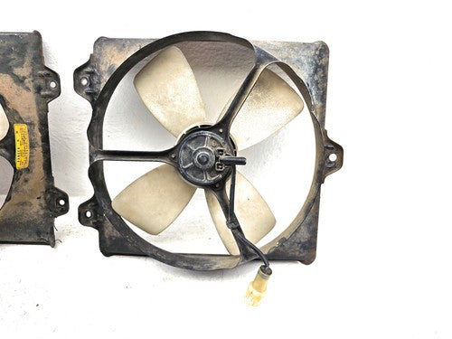 85-86 Toyota Camry Electric Radiator Cooling Fan Assembly With Motors 2.0L Oem