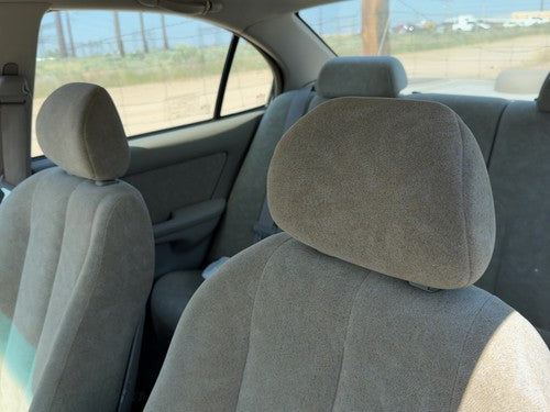 01-02 Elantra Pair Of Front Headrests Oem Left Right Set Seat Beige Gray Ze