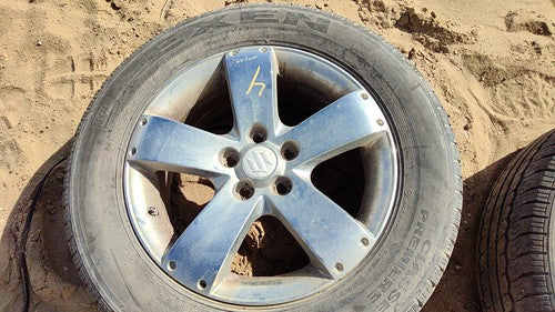 07-09 Suzuki Grand Vitara Xl-7 1 17 Aluminum Wheel Oem 5 Spoke Chrome Rim #4