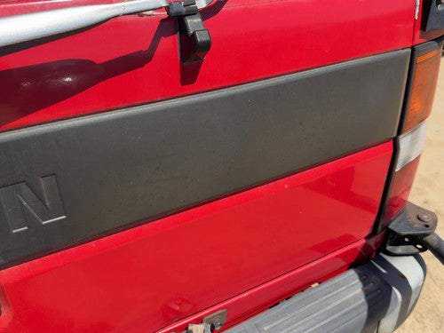 90-95 Nissan Pathfinder Hatch Trim Surround Panel Tail Liftgate Finish Red OEM