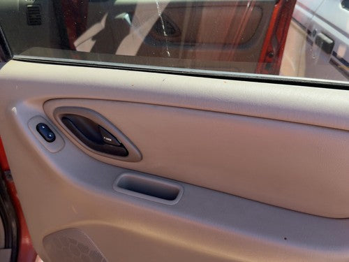03-07 Escape Passenger Right Rear Door Trim Panel Switches Back Pebble Tan Ah