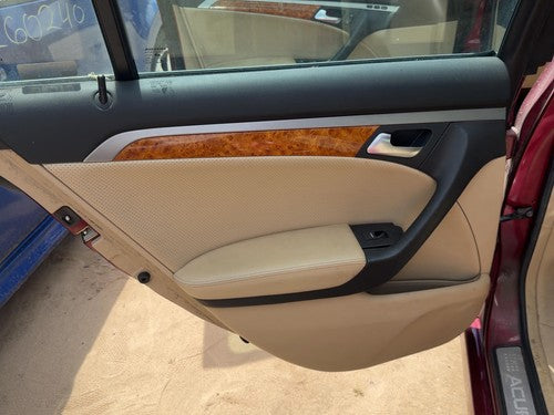2004-2006 Acura Tl Driver Left Rear Door Trim Panel With Switches Back Tan C