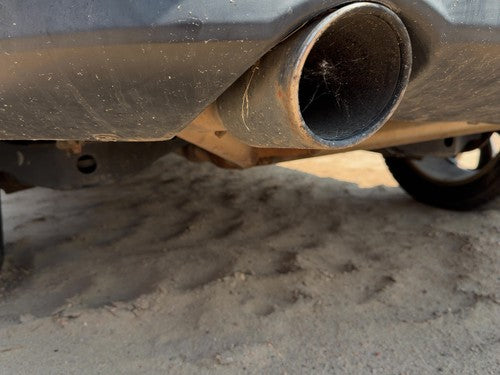 2003-2004 Infinity Fx45 Rear Muffler With Exhaust Tip Oem Diamond Graphite Wv2