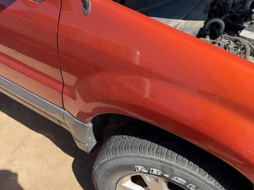 01-07 Ford Escape Passenger Right Front Fender Oem Without Wheel Lip Orange Gw