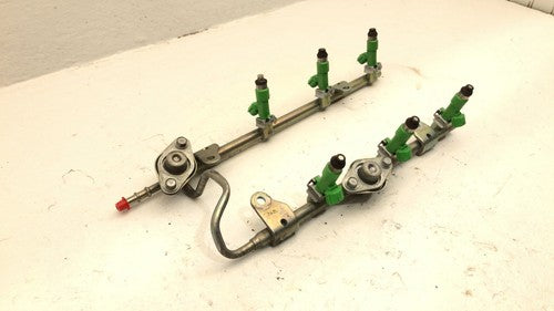 2013-16 Nissan Pathfinder Complete Fuel Rail With Injectors Set Loaded Oem 3.5L