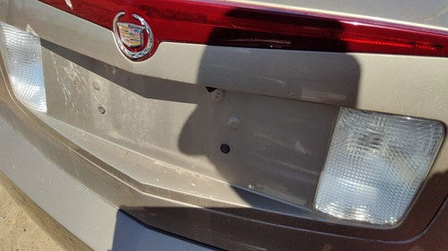 03-07 Cts License Plate Trim Surround Panel Oem Tail Trunk Finish Sand Storm 61U