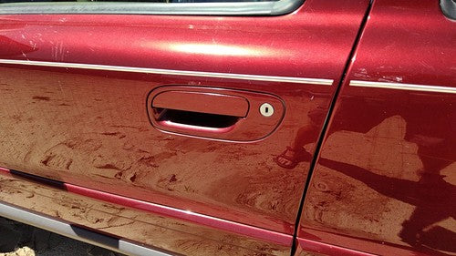 2001-07 Volvo V70 Xc Driver Left Front Outside Door Handle Oem Red 445 91876656