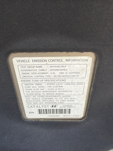 2001-2003 Hyundai Elantra 15" Steel Wheel Oem Factory Rim