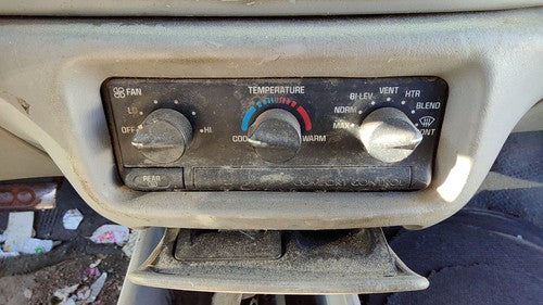 1997-1999 Buick Century Temperature Control Module In Dash Heater Ac Head Unit