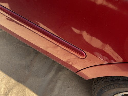 2000-2007 Ford Taurus Driver Left Rear Moulding From Door Oem Back Primed Red