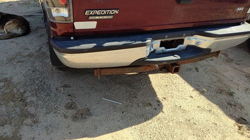 97-02 Ford Expedition Rear Bumper Assembly With Brackets Oem Chrome Xl1z17906ca