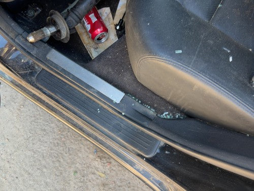 07 Infiniti M35X Driver Left Rear Lower Sill Plate Step Trim Panel Oem Graphite
