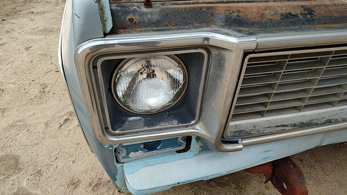 73-78 Chevy C10 Passenger Right Headlight Trim Surround Panel Oem Door 376628