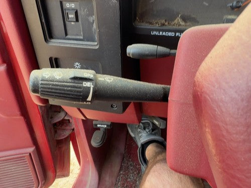 91 Dakota Turn Signal Switch Windshield Wiper Column Control Lever Assembly Red