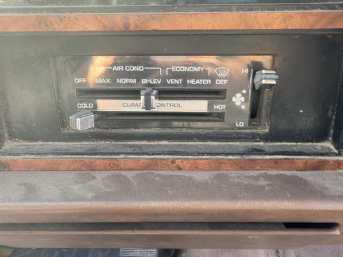 86-96 Buick Century Temperature Control Module In Dash Heater Ac Head Unit Oem