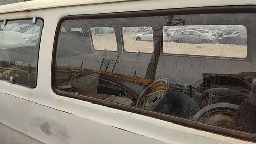 1971-1977 Dodge Van B200 Driver Left Rear Quarter Glass Back Side Window Oem