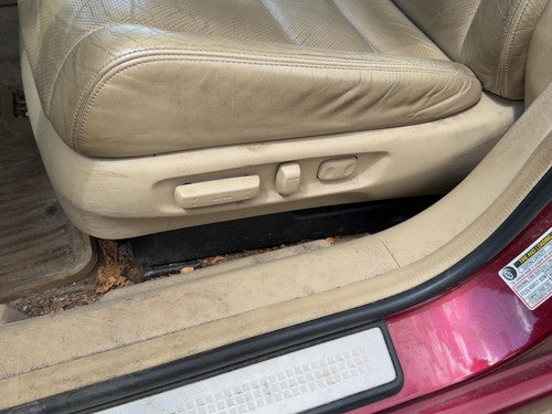 2004-2006 Acura Tl Driver Left Side Power Seat Switch With Trim Panel Oem Tan C