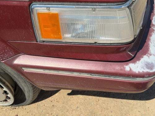 1985-1988 Nissan Maxima Passenger Right Moulding From Fender Oem Trim Strip Red