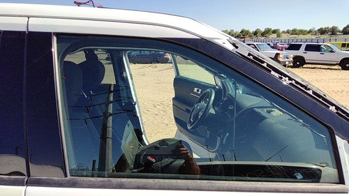 11-17 Explorer Police Interceptor Passenger Right Front Side Window Door Glass