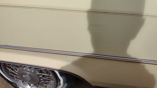 1980-1984 Cadillac Deville Driver Left Chrome Trim Rear Back Strip Oem