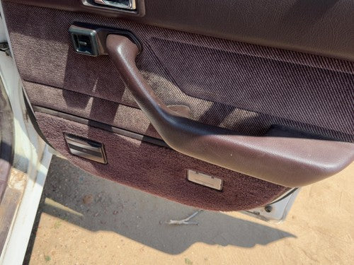 88-89 Accord Lx Passenger Right Rear Door Trim Panel With Switches Back Maroon