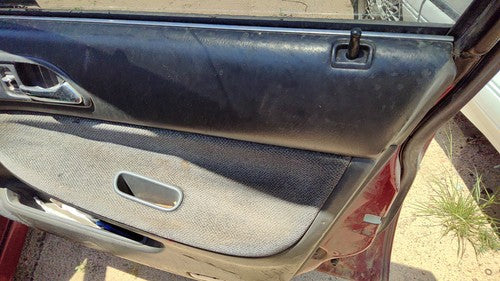 1995 Honda Accord Passenger Right Front Door Trim Panel With Switches Gray