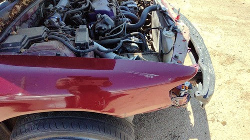 1994-1997 Honda Accord Passenger Right Front Fender Oem Red 6725931