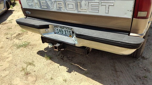 1988-2000 Silverado 2500 Chrome Rear Bumper Assembly With Brackets Oem 999863