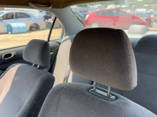 1996-1998 Honda Civic Pair Of Front Headrests Oem Left Right Set Seat Gray F