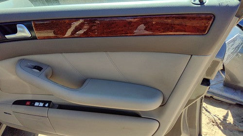2002-2004 Audi A6 Passenger Right Front Door Trim Panel With Switches Tan
