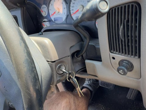 2002 Dodge Ram 1500 Steering Column Assembly Oem Dark Gray V9Dv 55351286Aa