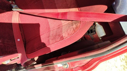 1990 Ford Bronco 2 Driver Left Front Seat Belt Retractor Oem Shoulder Red