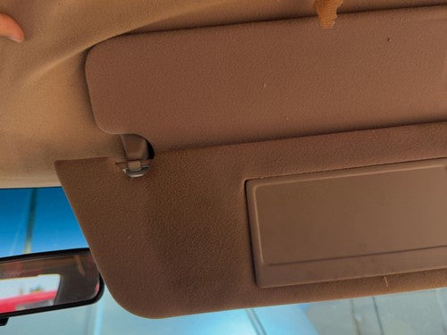 91-94 Ford Explorer 2 Dr Passenger Right Sun Visor OEM Tan with Mirror