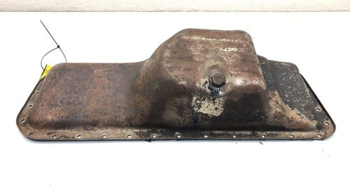 70-71 Nissan 240Z Engine Oil Pan With Good Drain Plug Bolts Hardware Pickup Tube