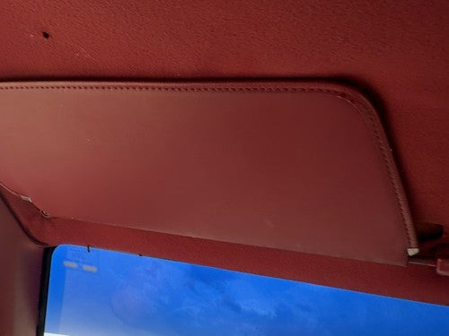 1987-1996 Dodge Dakota Driver Left Sun Visor Oem Red