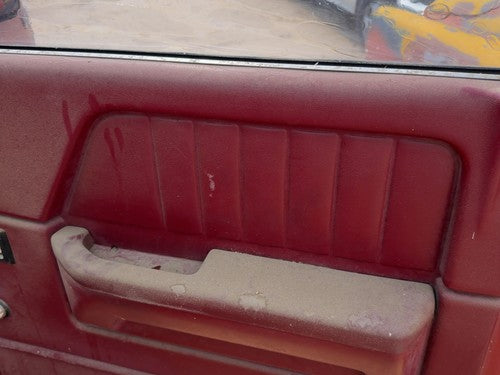 1991-1993 Dodge Dakota Passenger Right Front Door Trim Panel Manual Red