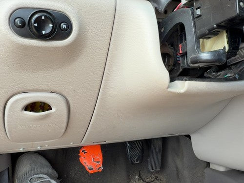 01-05 Pt Cruiser Lower Dash Under Column Knee Bolster Trim Panel Taupe/Beige Fl