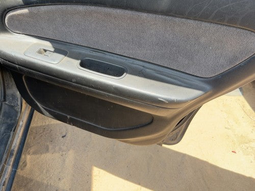 1998 Nissan Maxima Passenger Right Rear Door Trim Panel With Switches Back Black