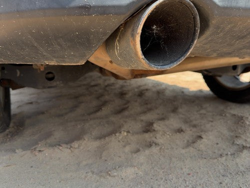 2003-2004 Infinity Fx45 Rear Muffler With Exhaust Tip Oem Diamond Graphite Wv2