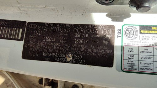2010-2013 Kia Forte Starter Motor Oem 2.4L 361002G200